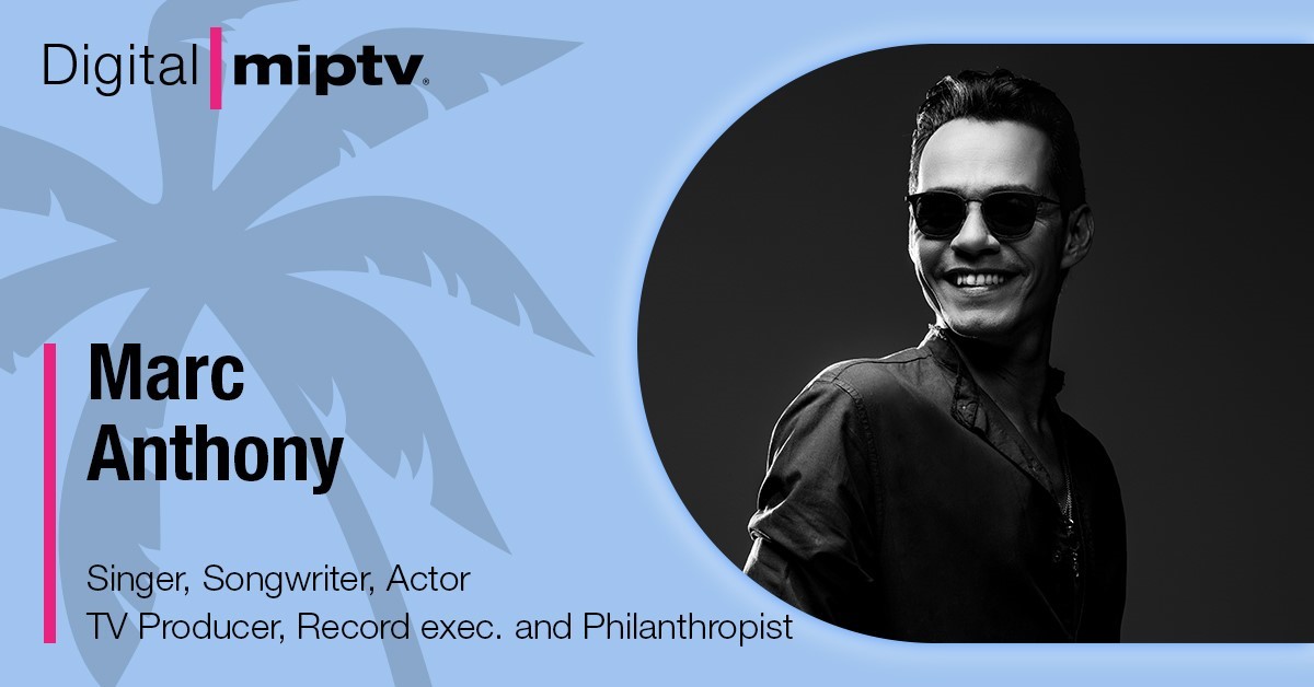 Marc Anthony to keynote at Miptv Digital